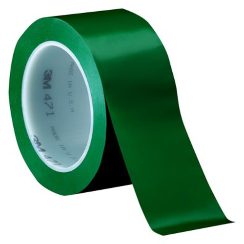 3M™ 471 VINYL TAPE, YELLOW, RED, BLUE, WHITE, GREEN SIZE: 2”X36YD